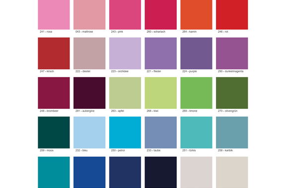 Farben für ELASTICA SPANNBETTTUCH JUWEL 240 title=