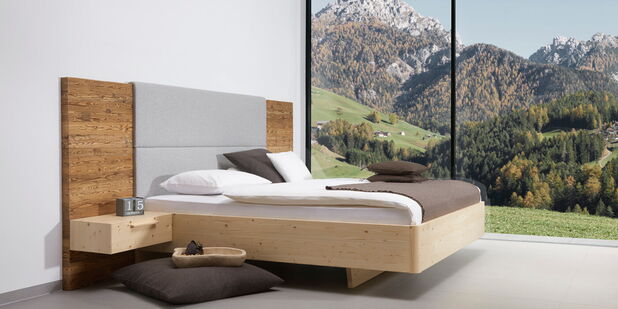 Massivholzbett GARDENA GA33 - Kopfhaupt hoch