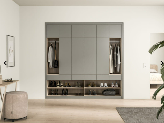 Stauraumschrank Birkengrau