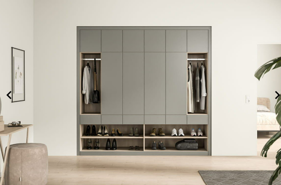 Stauraumschrank Birkengrau