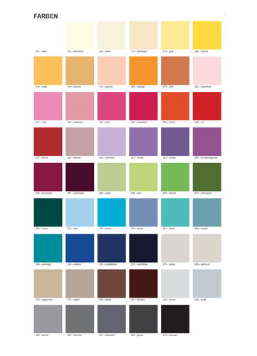 Farben für ELASTICA SPANNBETTTUCH JUWEL 240